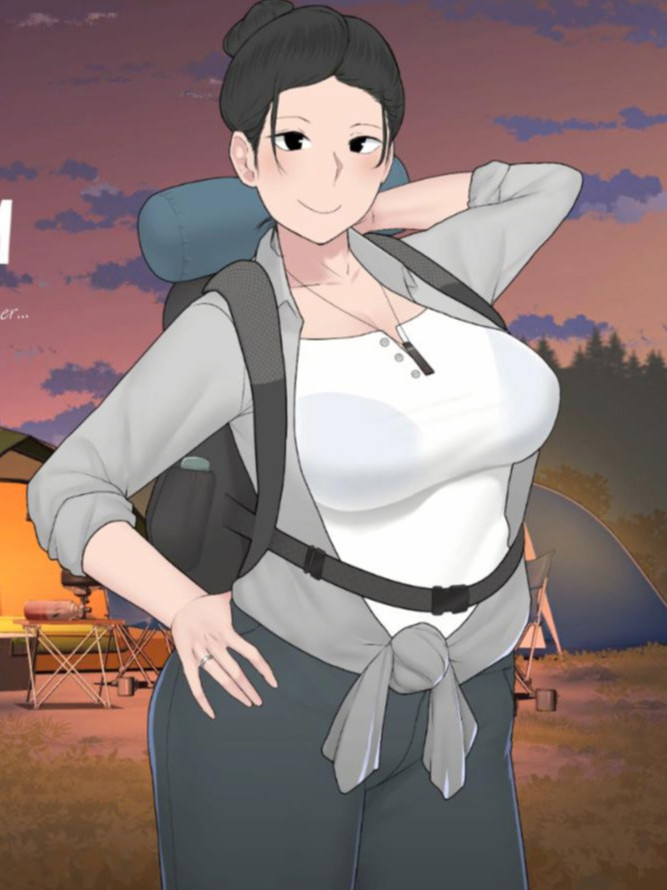 和妈妈一起露营