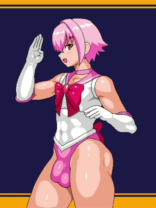 女怪人VS女装战士君2