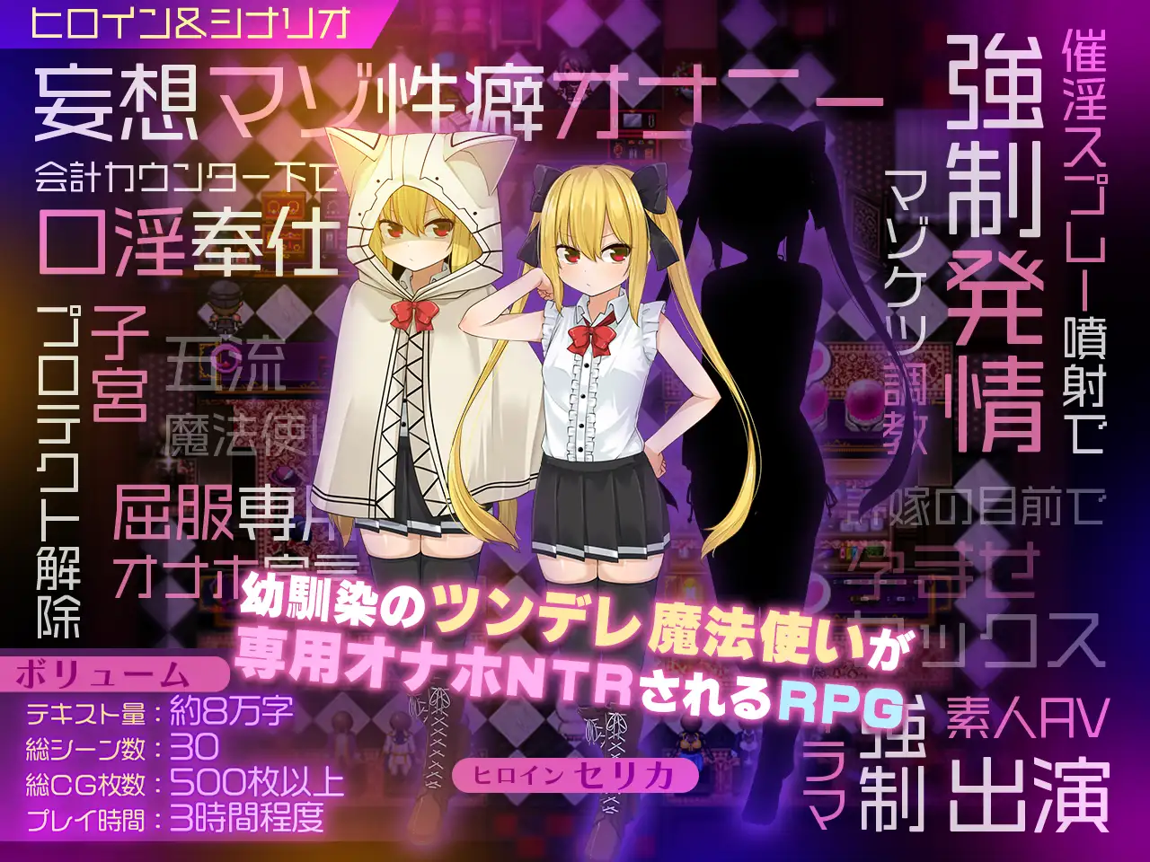 精品RPG/AI汉化版丨セリカマギア ～幼馴染のツンデレ魔法使いが専用オナホNTRされる王都アダルトショップ編～ Ver1.03 【20240506】 游戏截图 2