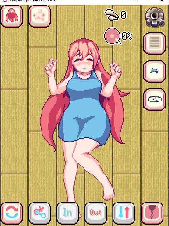 熟睡少女：午睡的少女