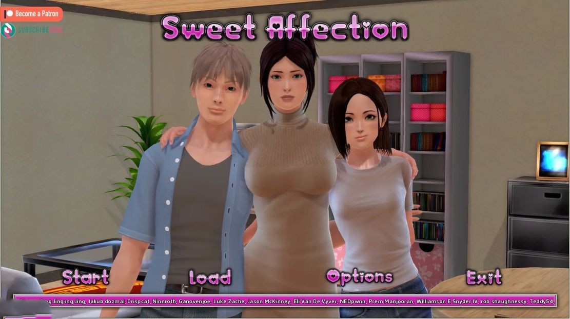 亚洲风SLG/动态/伦理丨 甜蜜的感情 Sweet Affection v0.10.8 汉化版 【20240720】 游戏截图 7