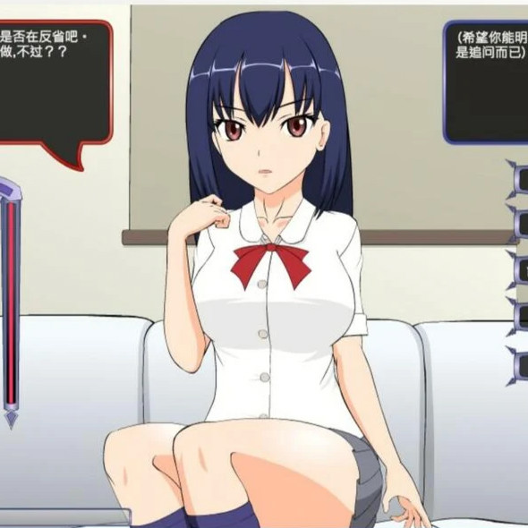 满脸嫌弃的侄女