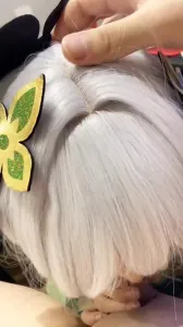 漫展高颜值coser口交