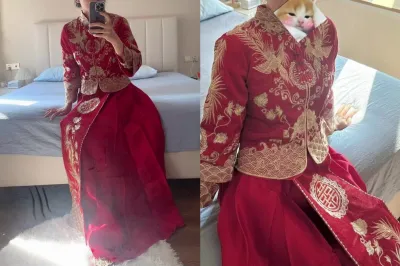 新婚快乐！穿着秀禾先干一发！