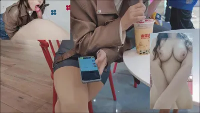 巨乳骑上归来，对白淫荡，从商场到床上