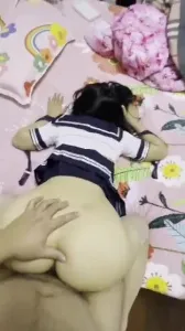 原创 16厘米 后入 165JK制服肥臀女友