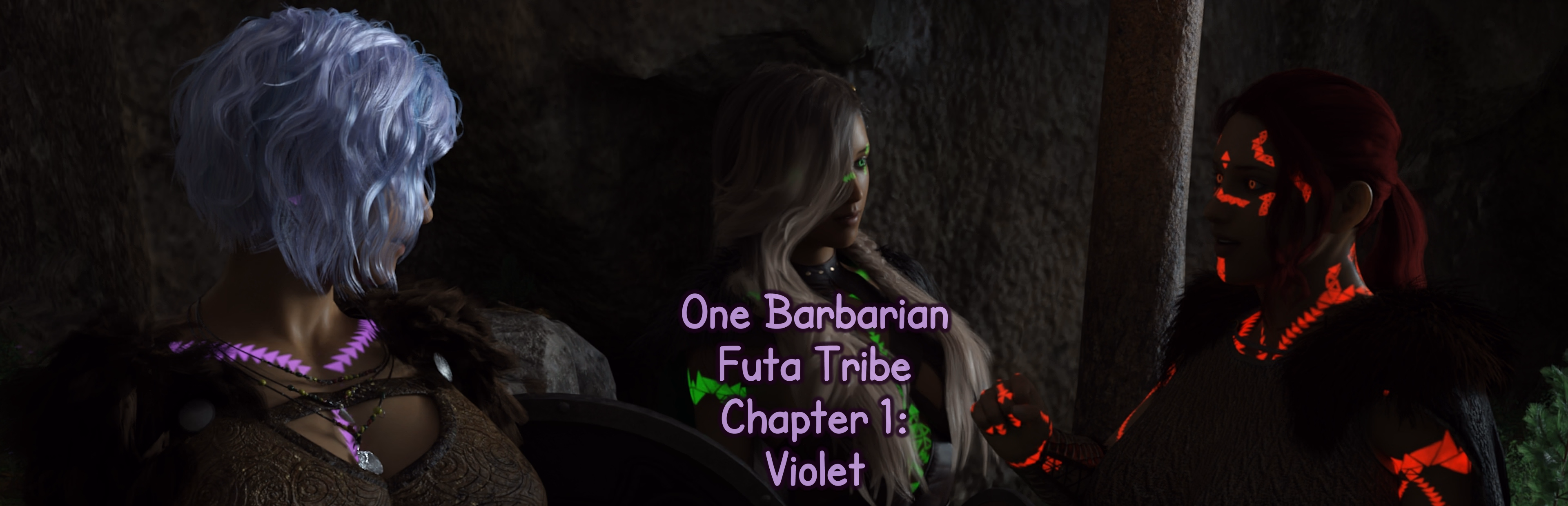 狂野扶她部落：紫罗兰之章（One Barbarian Futa Tribe Chapter 1: Violet）v1.0 精翻汉化