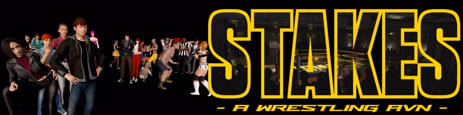 肉搏擂台：女子摔角的活春宫（Stakes - A Wrestling AVN）Ep. 1 精翻汉化
