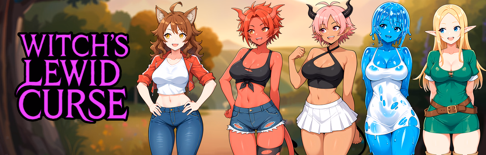 女巫的淫荡诅咒：魔物娘榨精（Witch's Lewd Curse）v1.0 精翻汉化