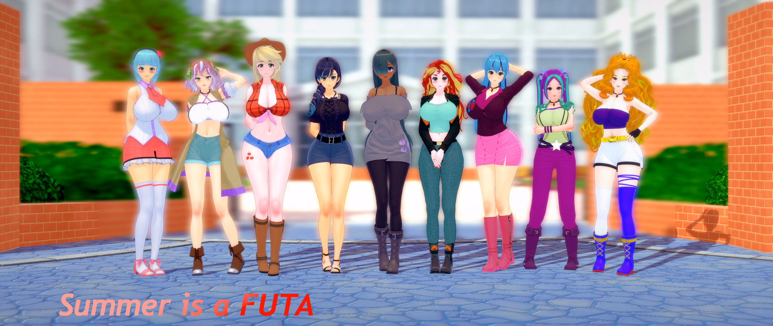 夏天是扶她：双性人的发情期（Summer Is a Futa）v1.1 精翻汉化