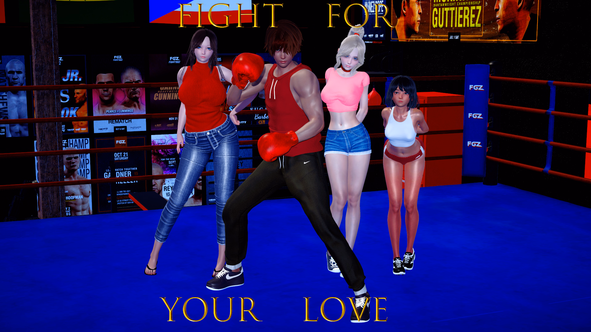 为爱而战：拳馆的美女后宫（Fight For Your Love）v0.1 精翻汉化