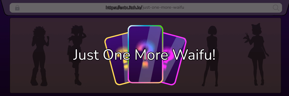 再来一个老婆！卡牌后宫（Just One More Waifu!）v0.0.1 精翻汉化