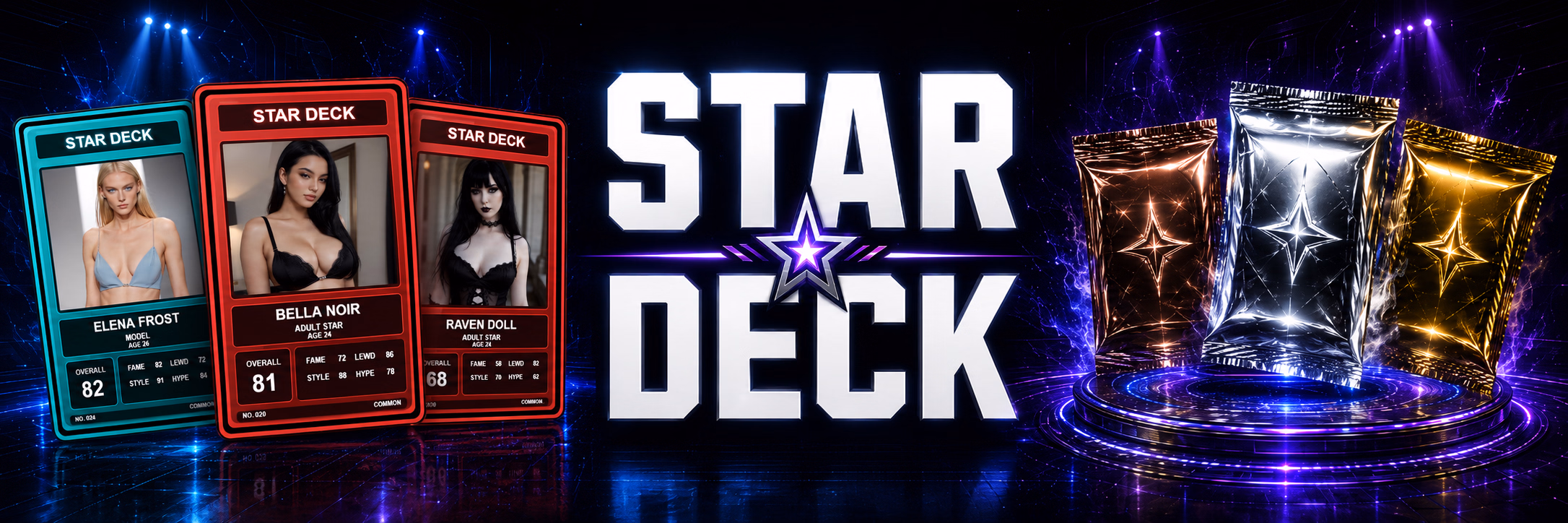 星际牌组：伪明星的爆衣对战（Star Deck）v1.1 精翻汉化