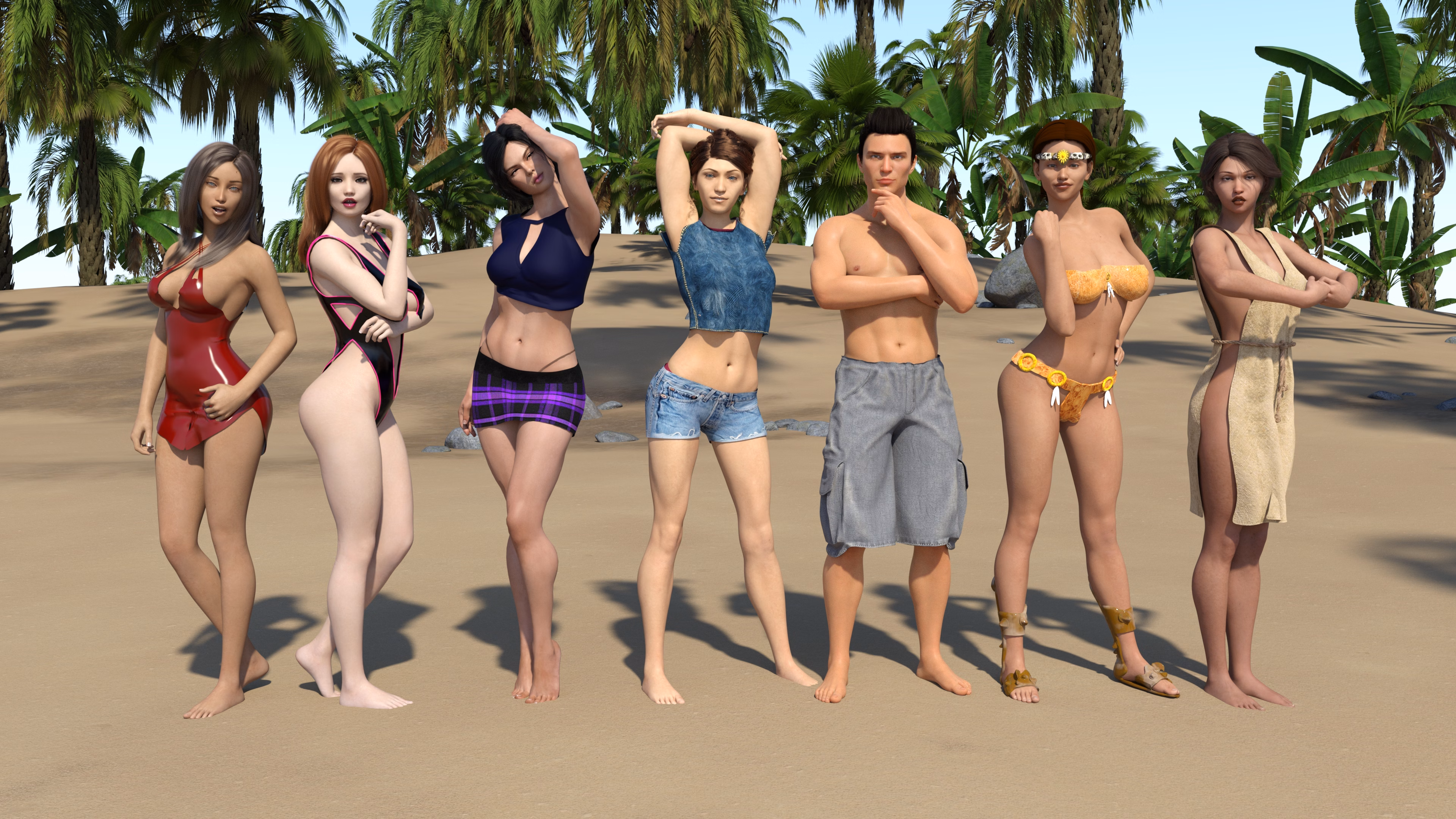 荒岛漂流记：幸存者的肉欲后宫（The Castaway Story）v0.7 精翻汉化