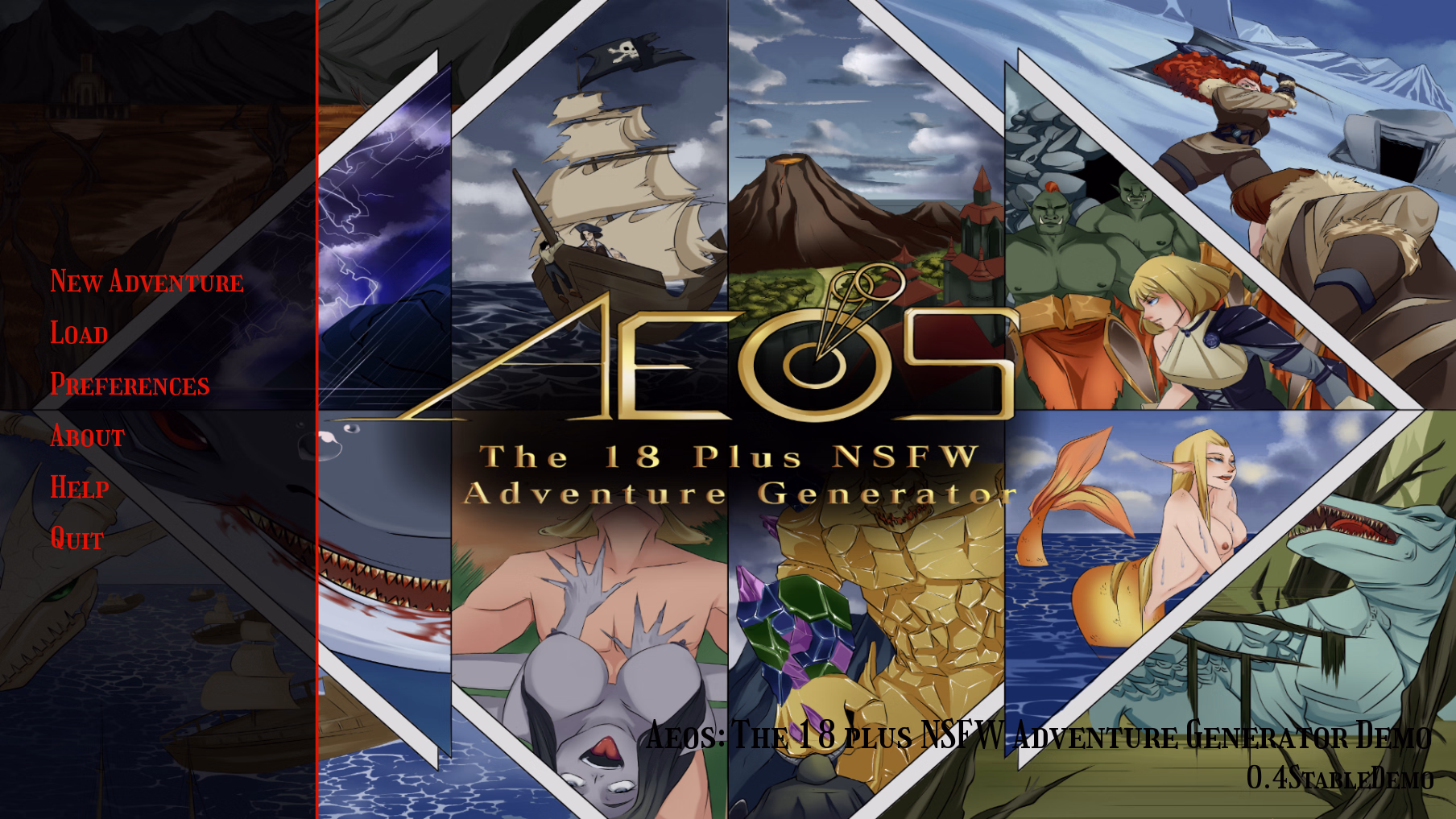 异星淫乱冒险生成器（Aeos: The NSFW Adventure Generator）v0.4 Demo 精翻汉化