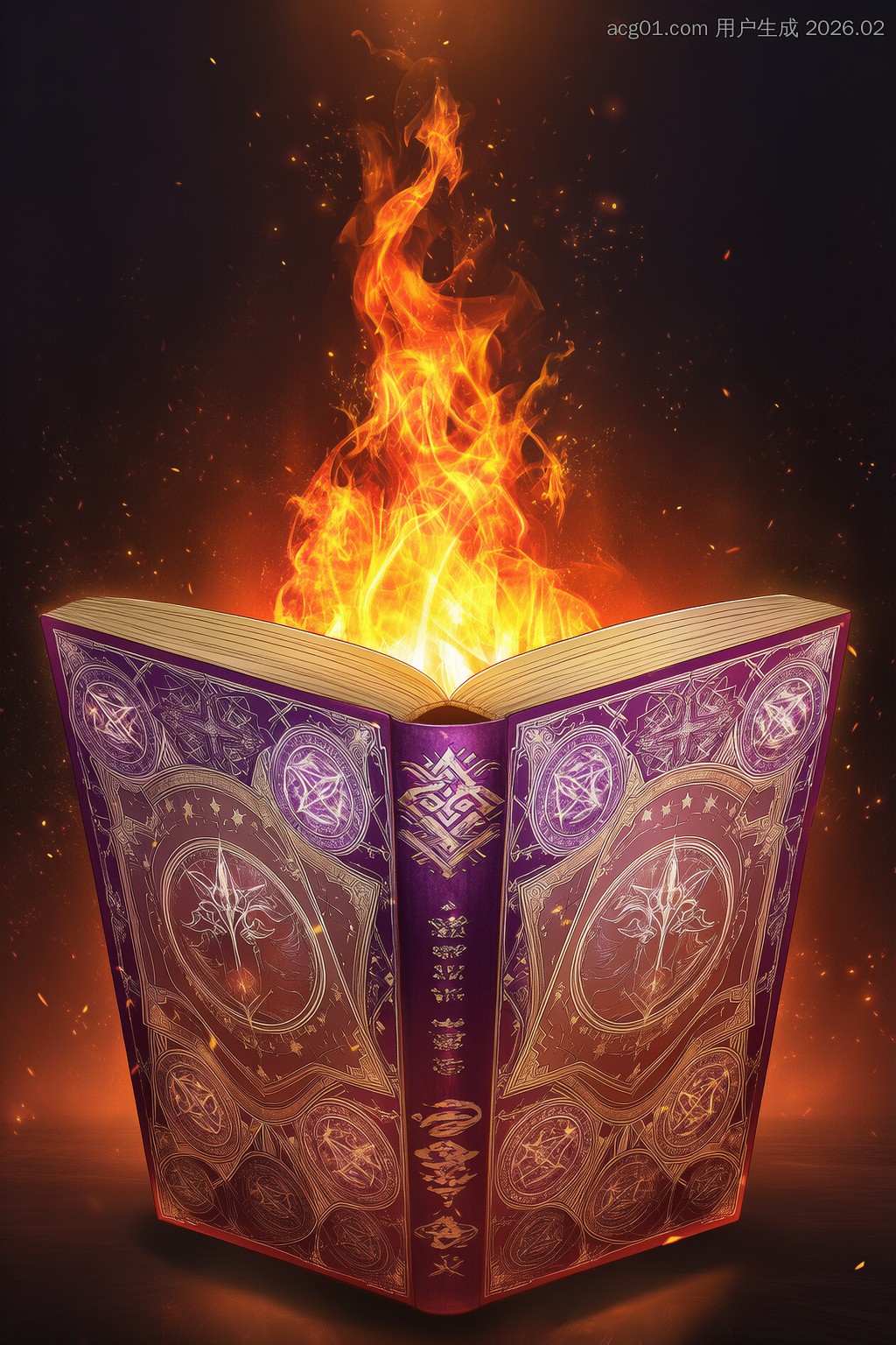 [UR] 焚血魔典「永夜禁知之炎书」